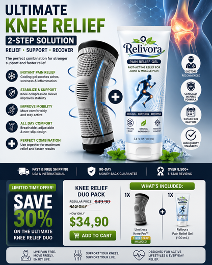 Limitless Knee Pro™ — Instant Knee Relief & Daily Support