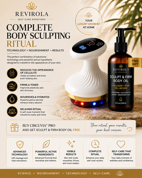 ✨ Buy Circuvia® today and get our FREE body shaping oil.