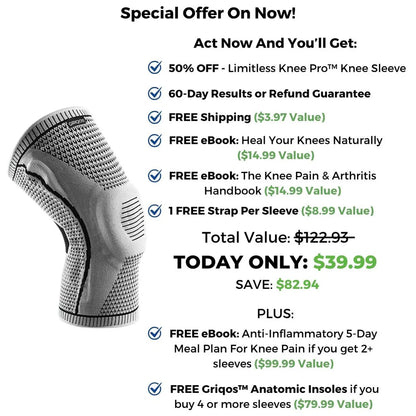Limitless Knee Pro™ — Instant Knee Relief & Daily Support