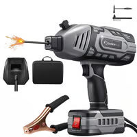 Portable welding machine + welding rods + set of gloves