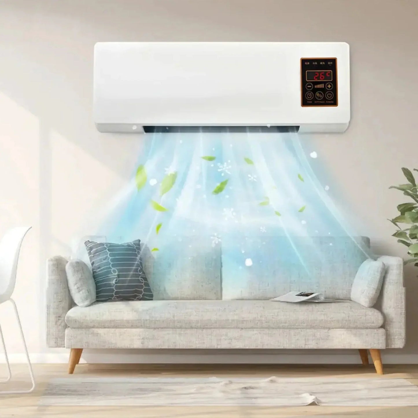 Multifunctional Wall Air Conditioner Portable 2-in-1 Air